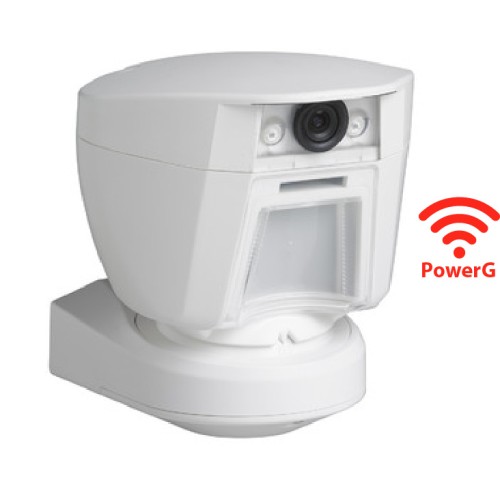      Sensor de movimiento PIR inalámbrico Exterior PowerG con cámara integrada DSC (PG9944)